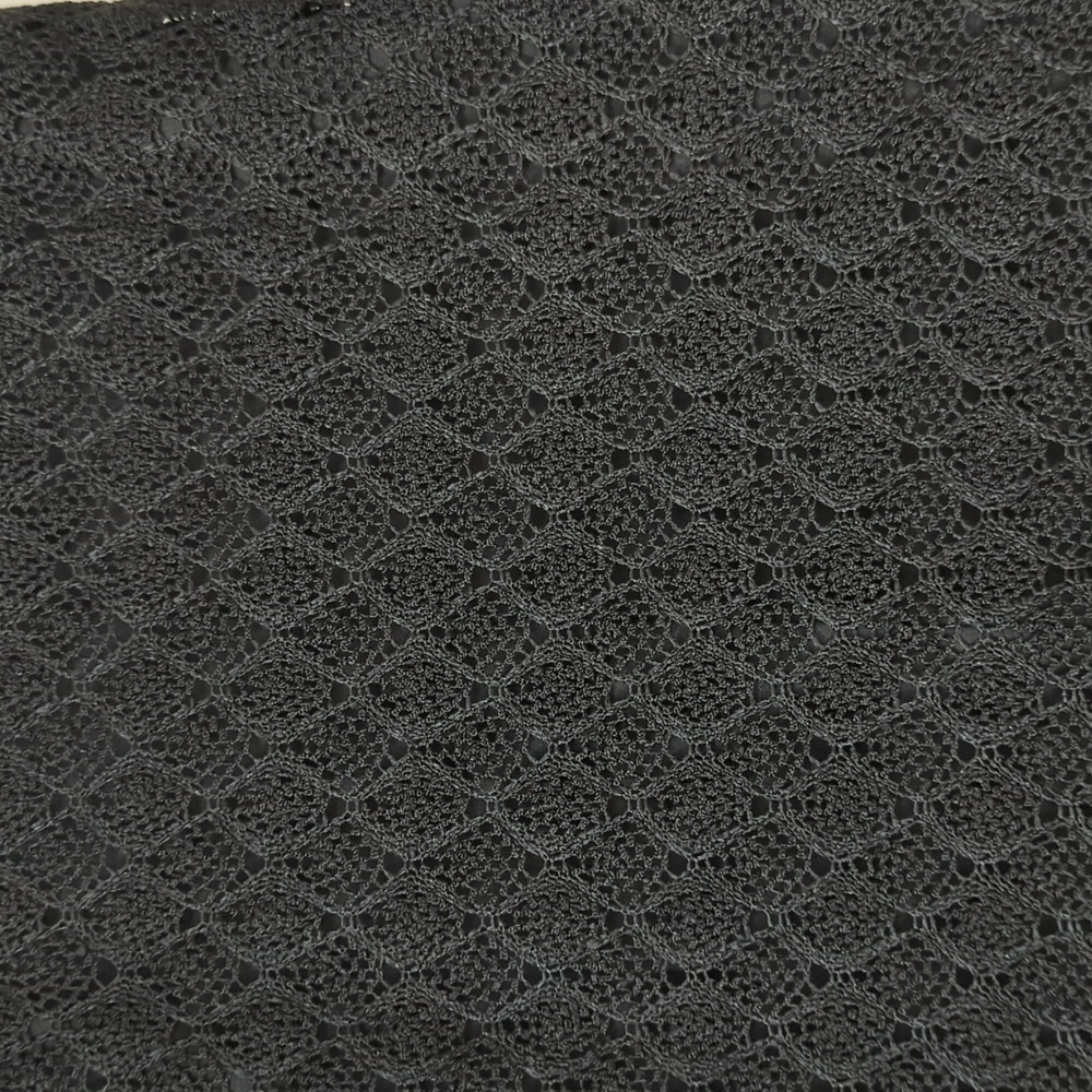 LAUNDRY BY SHELLI SEGAL | Black Crochet Scalloped Hem Strappy Dress - Picture 12 of 12